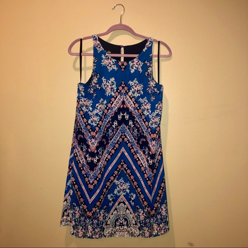 Flower print dress